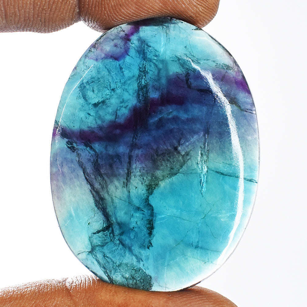 gemsmore:Awesome 112 Cts Genuine Multicolor Fluorite Gemstone