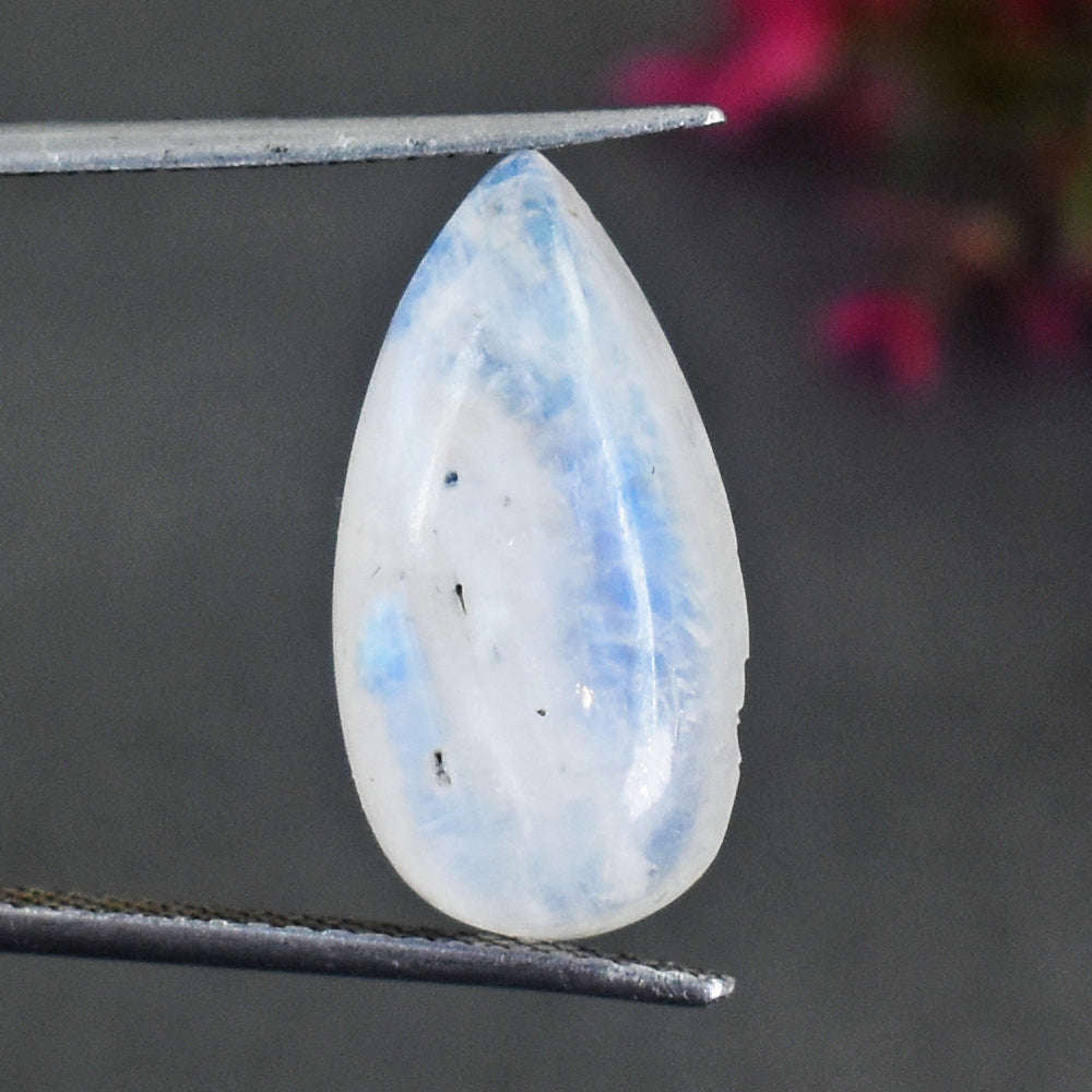 gemsmore:Awesome 12 Carats  Genuine Blue Flash Moonstone Gemstone