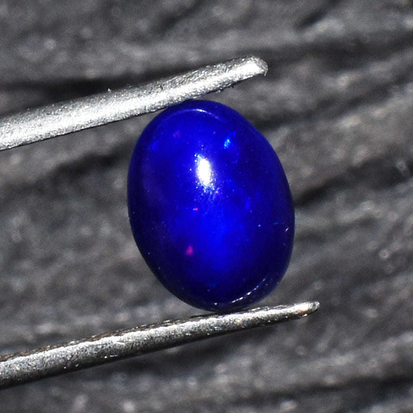 gemsmore:Beautiful 1 Carats  Genuine Blue Ethiopian Opal Gemstone