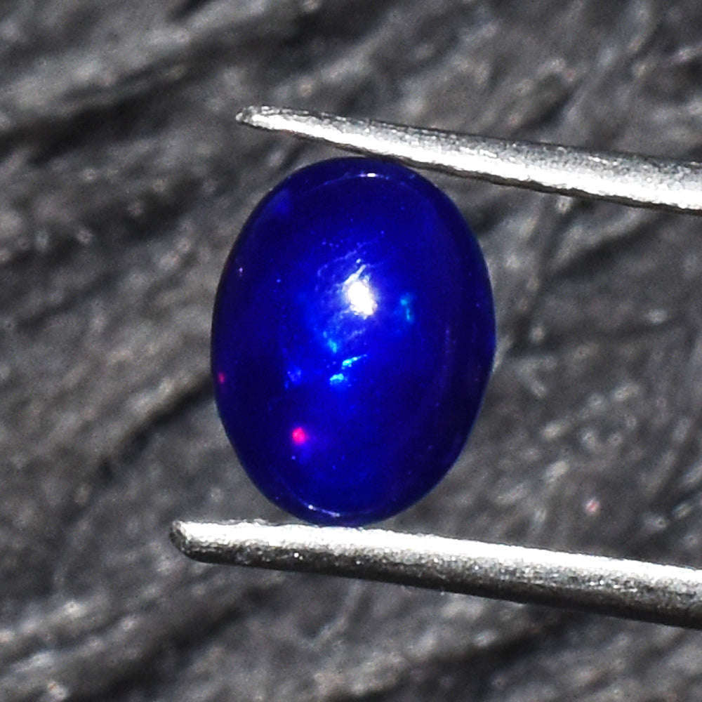 gemsmore:Beautiful 1 Carats  Genuine Blue Ethiopian Opal Gemstone