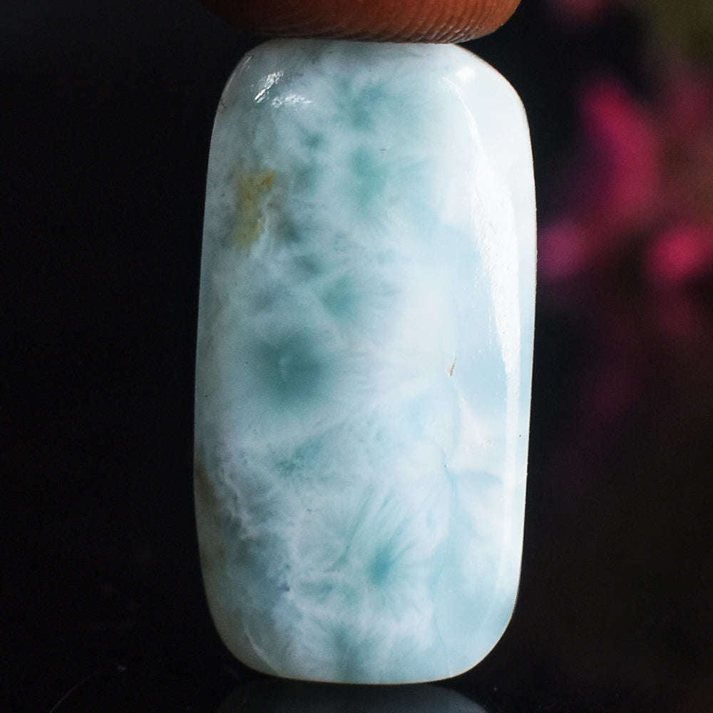 gemsmore:Beautiful 13 Carats  Genuine Larimar Gemstone