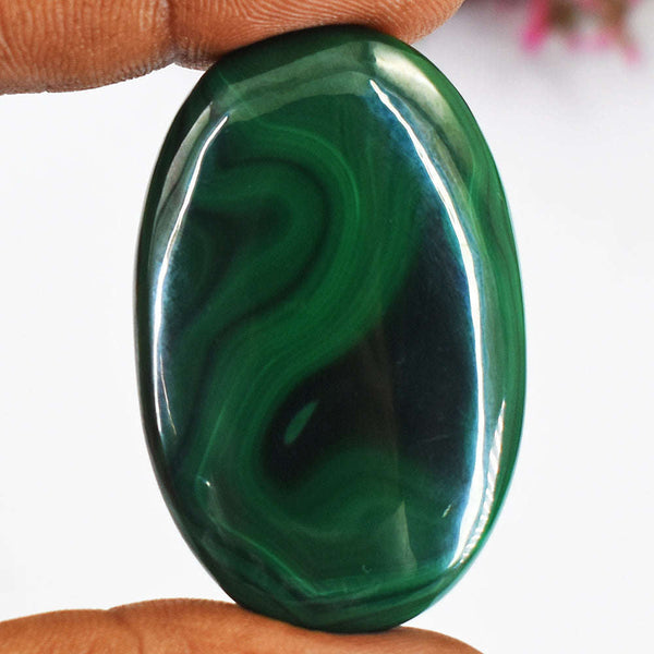 gemsmore:Beautiful 88 Carats Genuine Malachite Gemstone