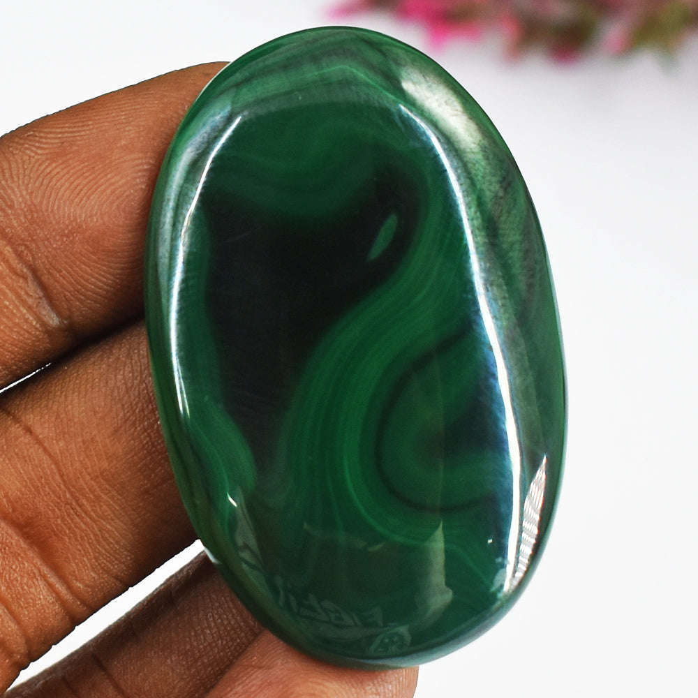 gemsmore:Beautiful 88 Carats Genuine Malachite Gemstone