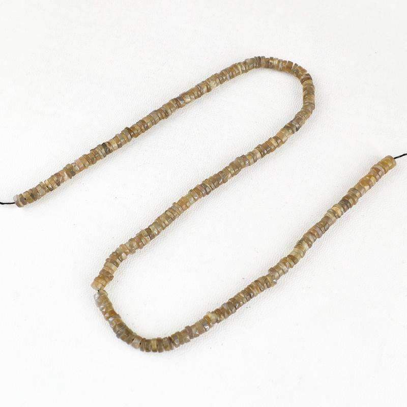 gemsmore:Beautiful Agate Drilled Beads Strand Natural Round Shape