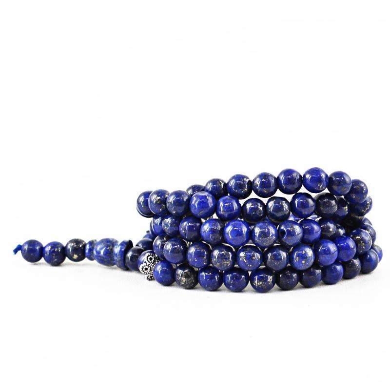 Lapis lazuli mala necklace Aromatherapy - Fairtrade jewelry Omyoki