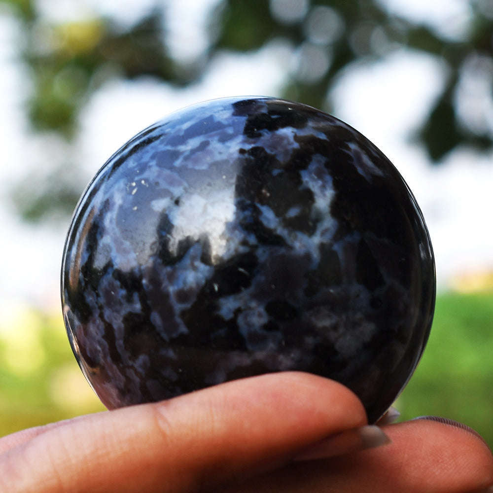 gemsmore:Beautiful Gabrella Jasper Hand Carved Healing Sphere