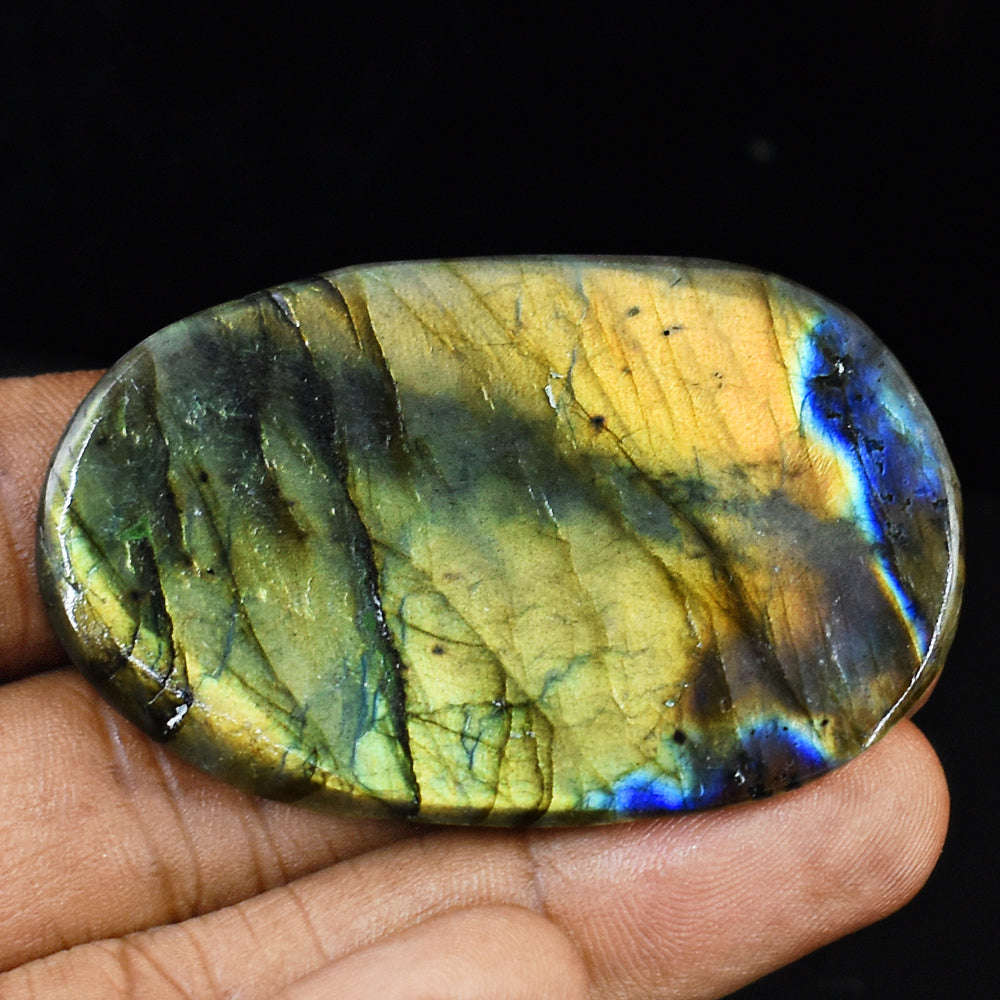 gemsmore:Beautiful Labradorite  Hand Carved Genuine Crystal Gemstone Carving Scorpion