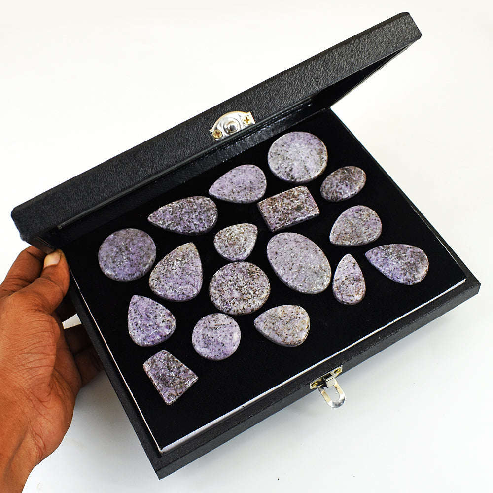 gemsmore:Beautiful Stitchtite Untreated Gemstone Cabochon Lot