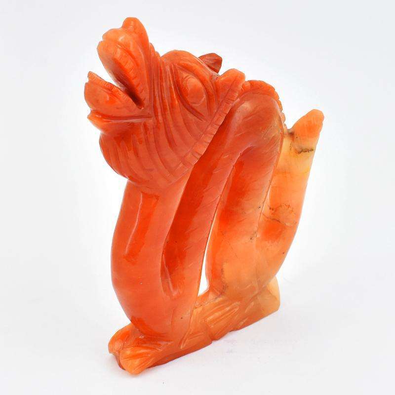 gemsmore:Beautifully Hand Carved Aventurine Dragon