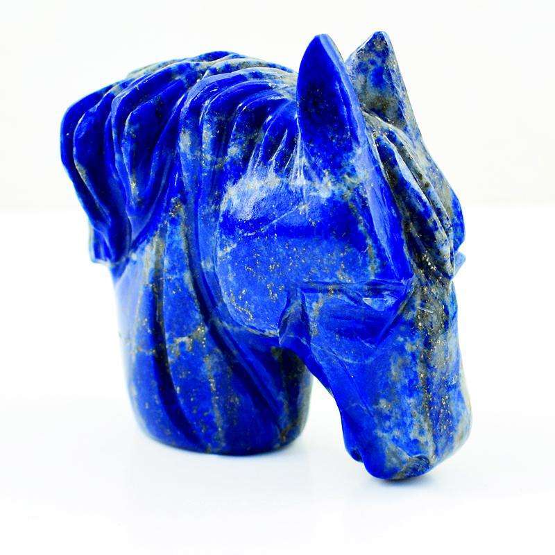 gemsmore:Blue Lapis Lazuli Hand Carved Horse Burst