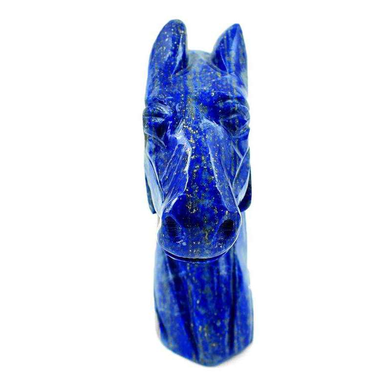 gemsmore:Blue Lapis Lazuli Horse Burst - Exclusive Hand Carved