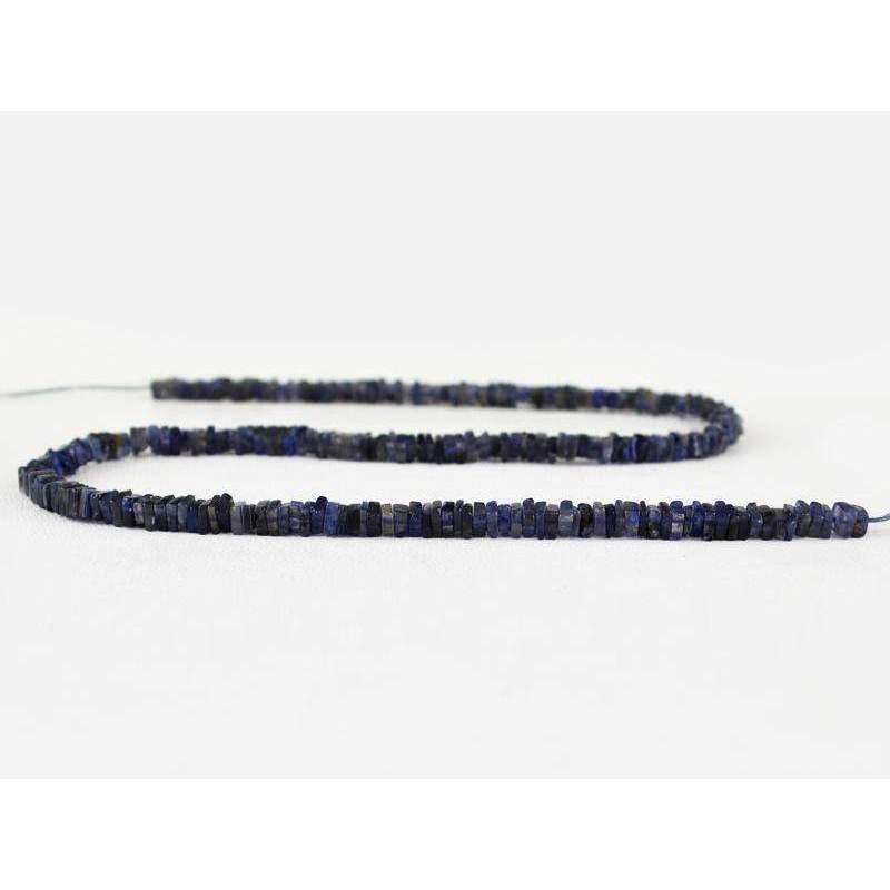 gemsmore:Blue Tanzanite Beads Strand Natural Drilled