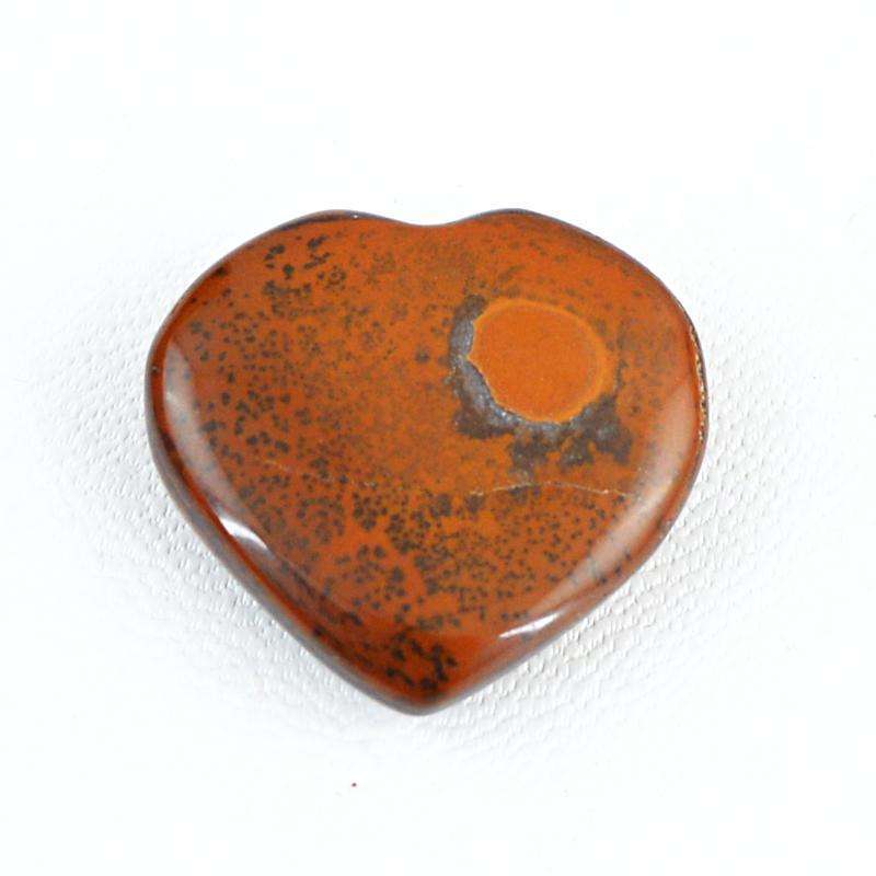 gemsmore:Brown Jasper Gemstone Natural Untreated Heart Shape