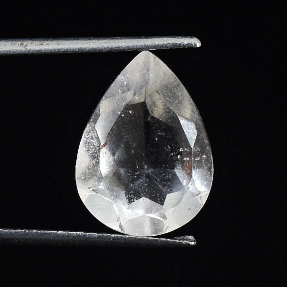 gemsmore:Carats 7 Genuine White Quartz Faceted Gemstone