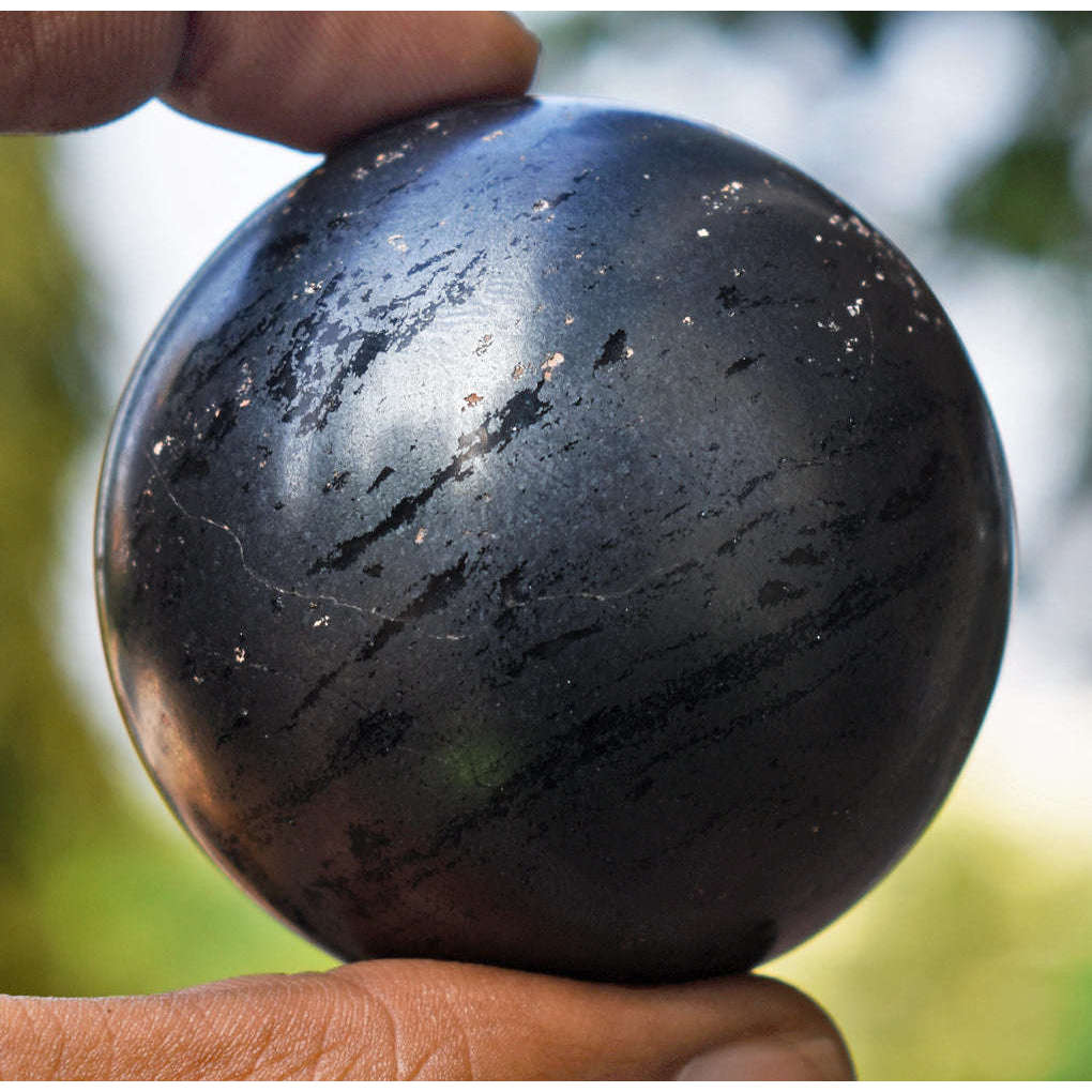 gemsmore:Copy of Amazing Flash Labradorite Carved Healing Sphere