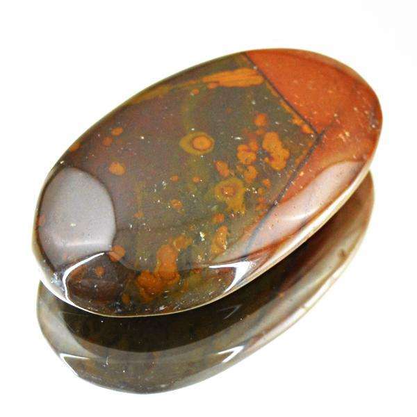 gemsmore:Copy of Amazing Natural Bloodstone Oval Shape Untreated Loose Gemstone