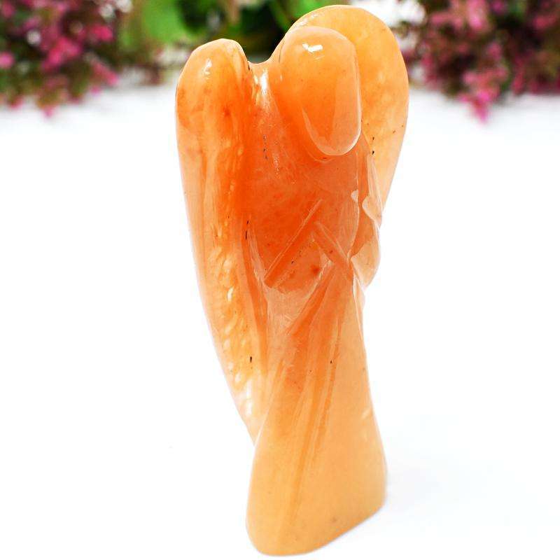 gemsmore:Craftsmen Carved Aventurine Healing Angel