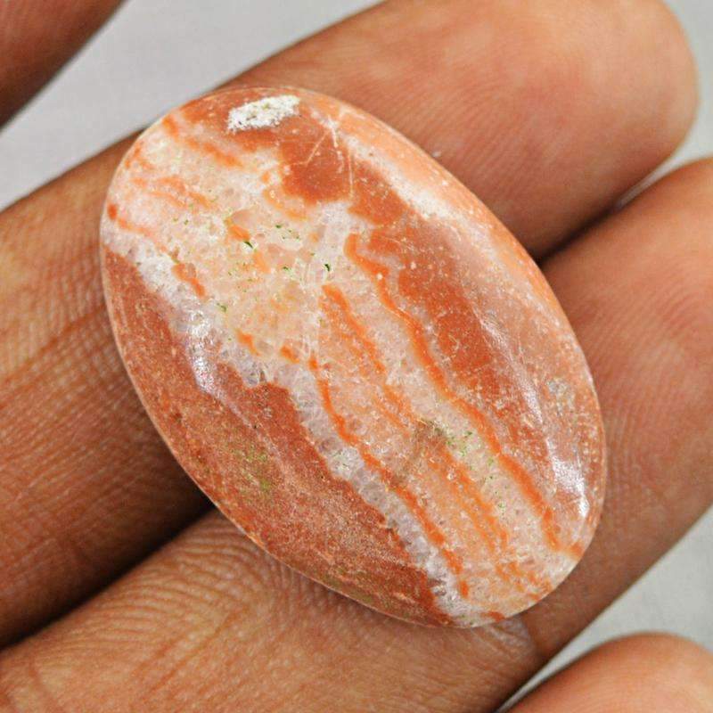 gemsmore:Crazy Lace Agate Gemstone Natural Oval Shape