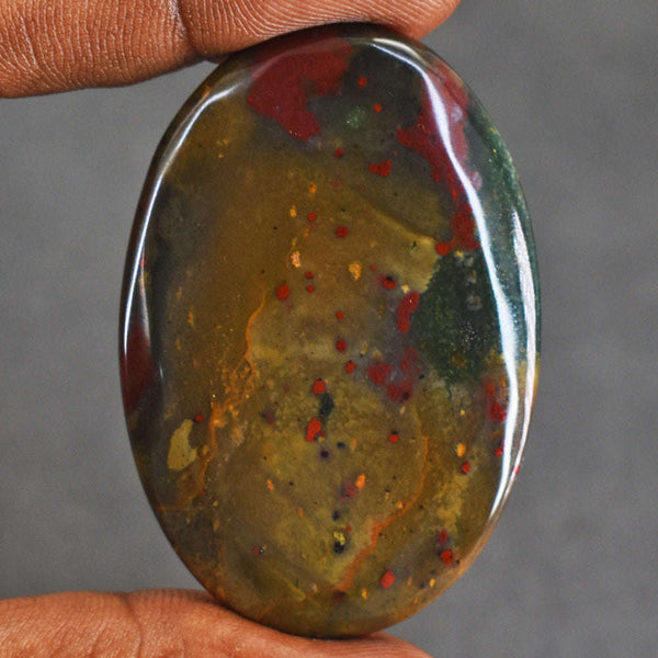 gemsmore:Exclusive 91 Cts  Genuine Bloodstone Gemstone