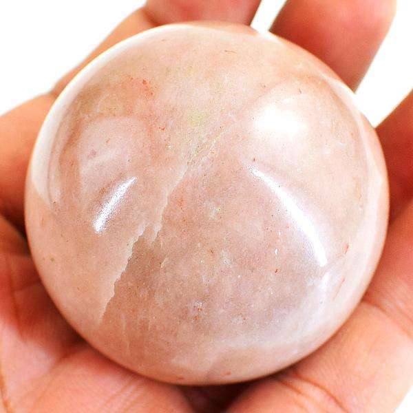gemsmore:Exclusive Agate Hand Carved Reiki Crystal Healing Sphere