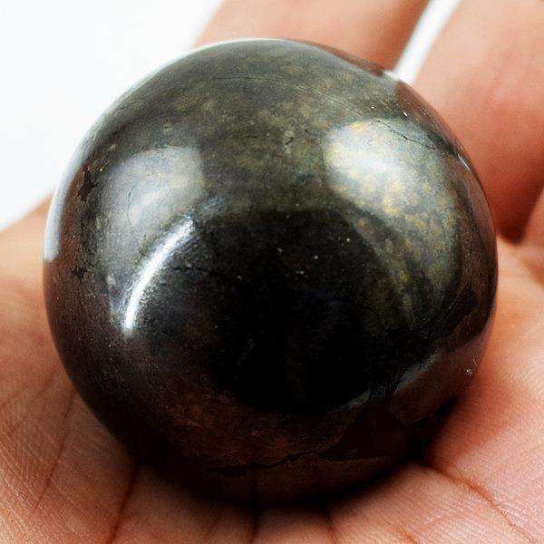 gemsmore:Exclusive Carved Pyrite Reiki Crystal Healing Sphere