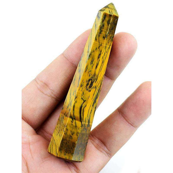 gemsmore:Exclusive Golden Tiger Eye Healing Point