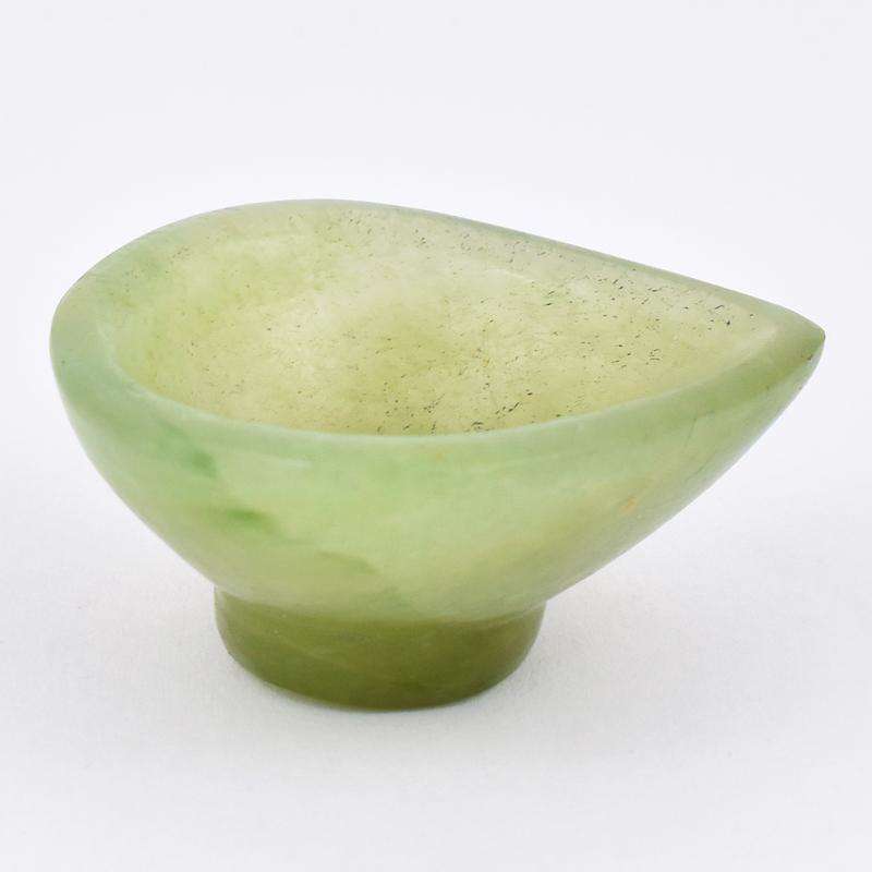 gemsmore:Exclusive Green Aventurine Carved Healing Oil Lamp