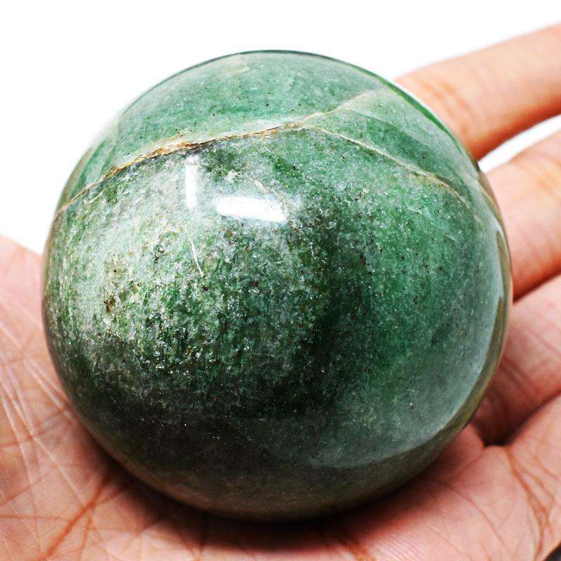 gemsmore:Exclusive Green Jade Reiki Healing Ball