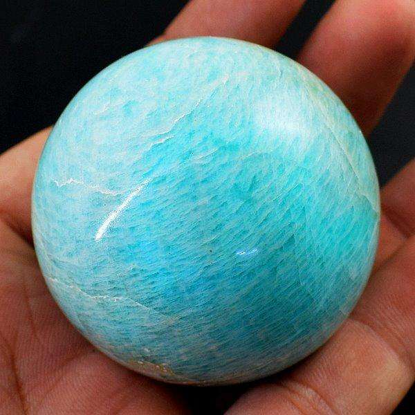 gemsmore:Exclusive Hand Carved Amazonite Healing Ball