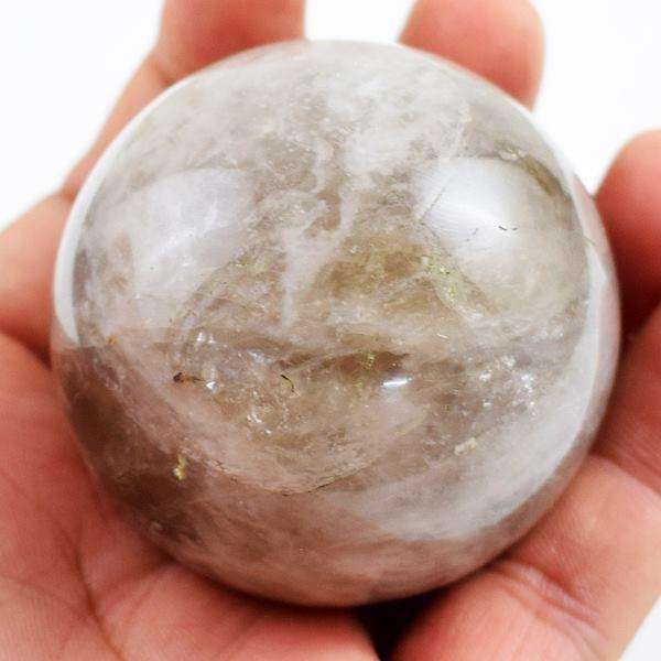 gemsmore:Exclusive Hand Carved Rutile Quartz Healing Sphere