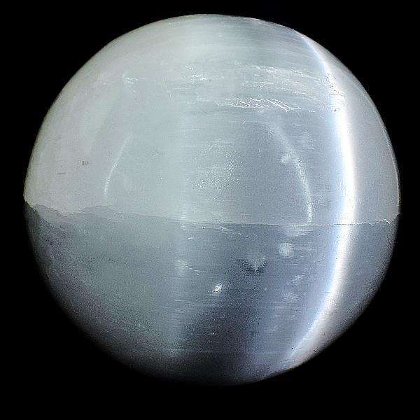 gemsmore:Exclusive Hand Carved Selenite Reiki Healing Sphere