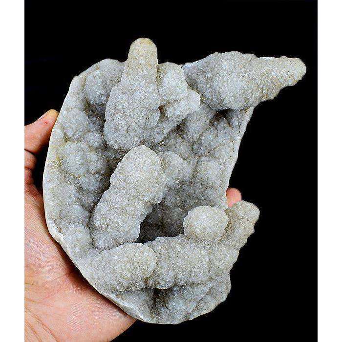 gemsmore:Exclusive Himaliyan Carved Cluster Druzy Rock