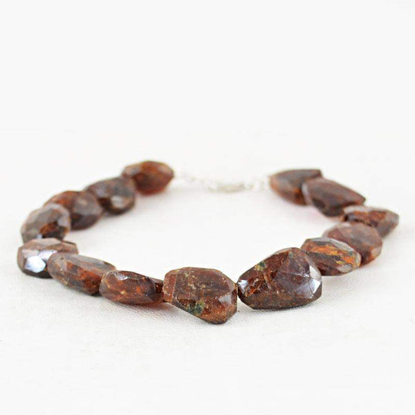 gemsmore:Exclusive Indian Opal Bracelet Natural Faceted Beads