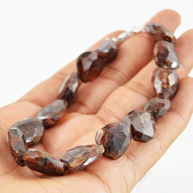 gemsmore:Exclusive Indian Opal Bracelet Natural Faceted Beads
