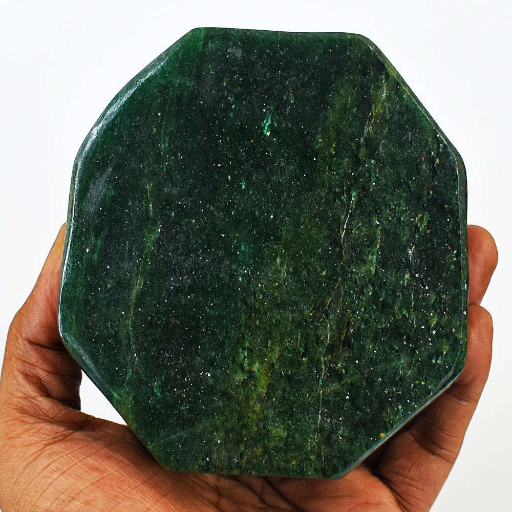 gemsmore:Exclusive Jade Hand Carved Genuine Crystal Gemstone Carving Lord Buddha Head