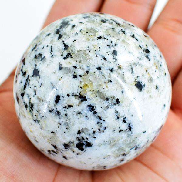 gemsmore:Exclusive Moonstone Hand Carved Healing Sphere