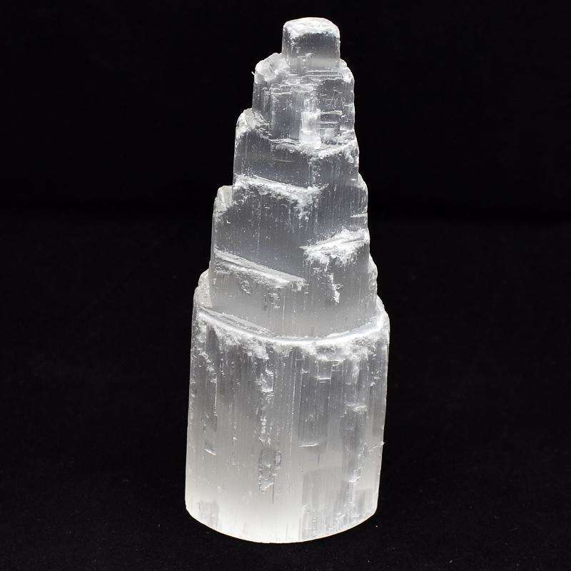 gemsmore:Exclusive Selenite Carved Healing Crystal Tower