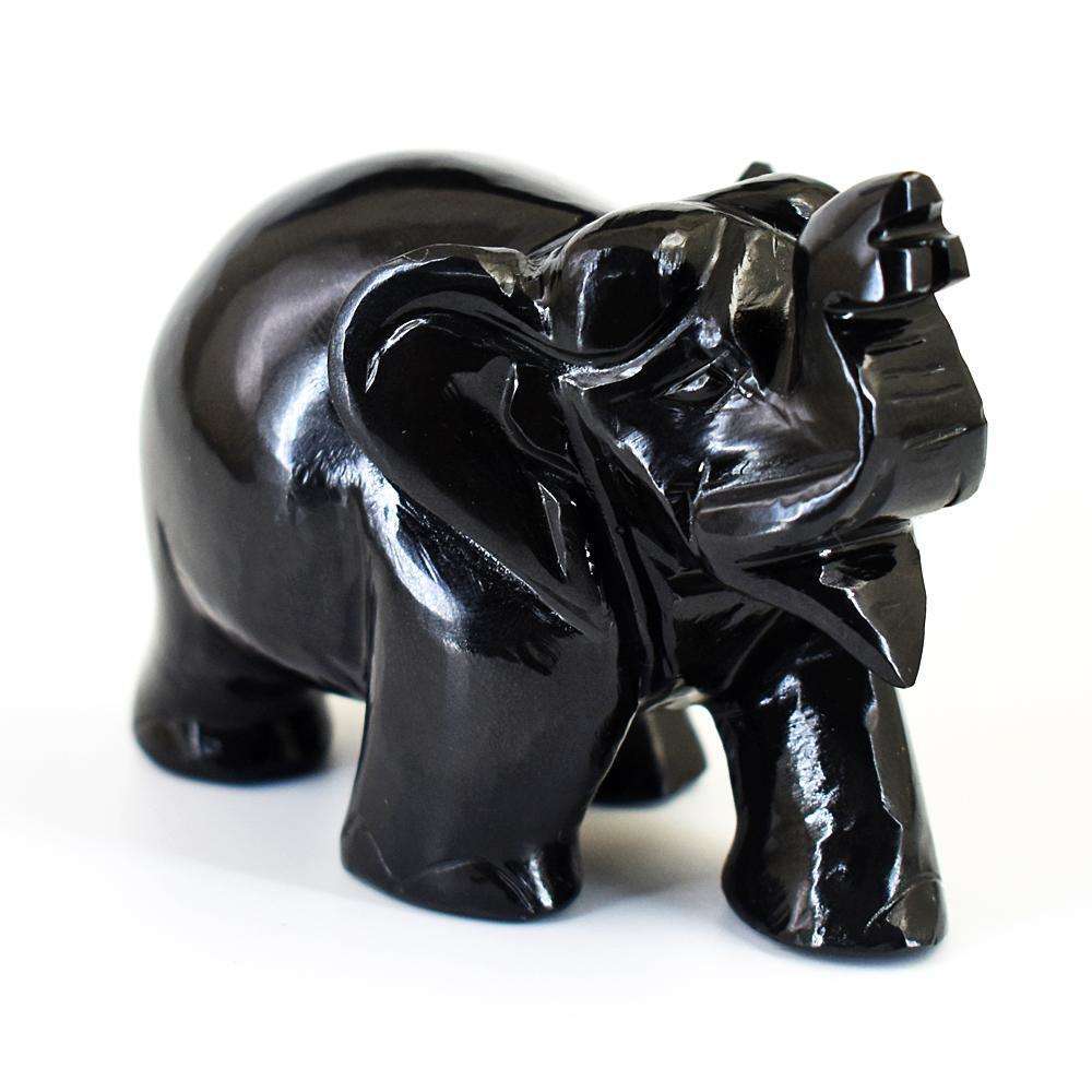 gemsmore:Exclusive Spinel Hand Carved Genuine Crystal Gemstone Carving Elephant