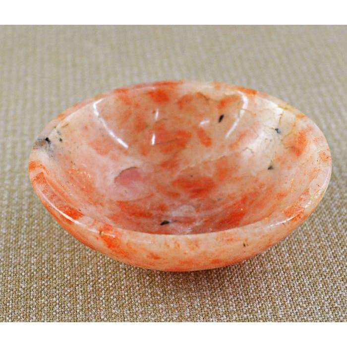 gemsmore:Exclusive Sunstone Carved Bowl