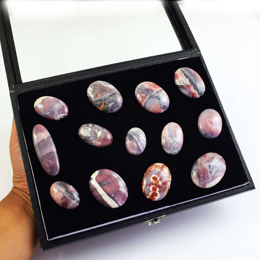 gemsmore:Exclusive Tiffany Jasper Untreated Gemstone Cabochon Lot