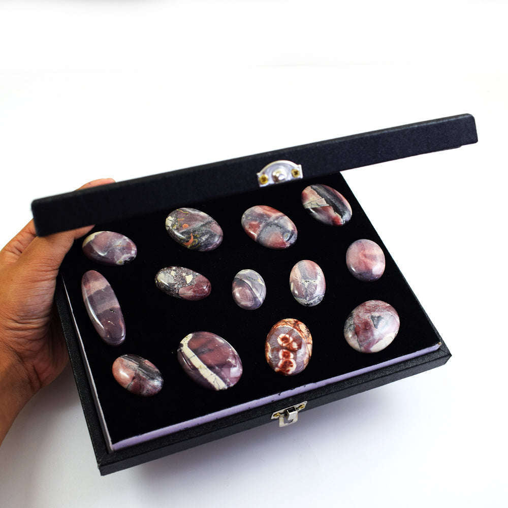 gemsmore:Exclusive Tiffany Jasper Untreated Gemstone Cabochon Lot