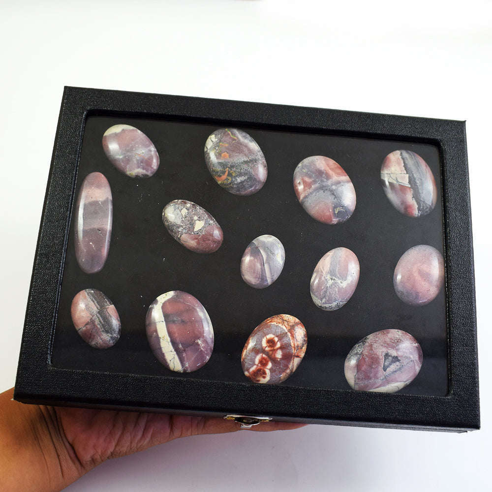 gemsmore:Exclusive Tiffany Jasper Untreated Gemstone Cabochon Lot