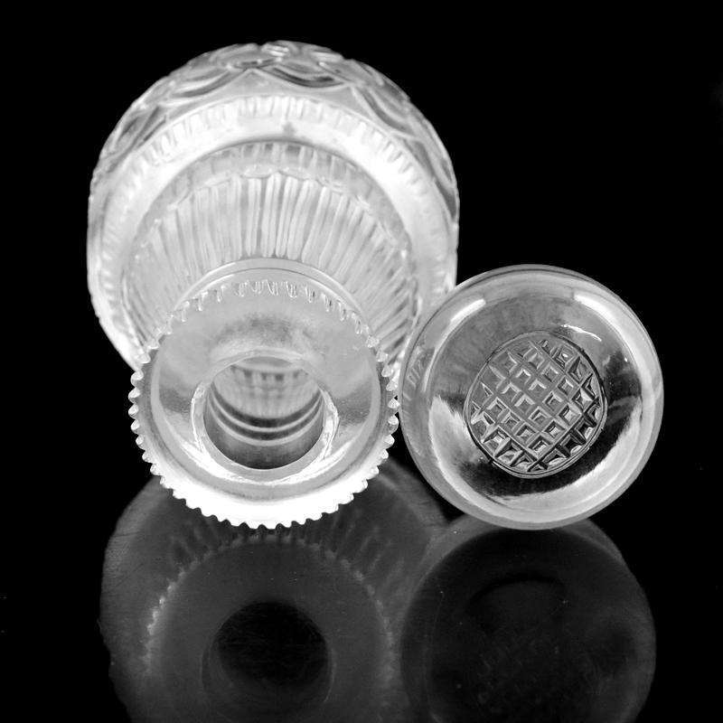 gemsmore:Exclusive White Quartz Hand Carved Perfume Bottle