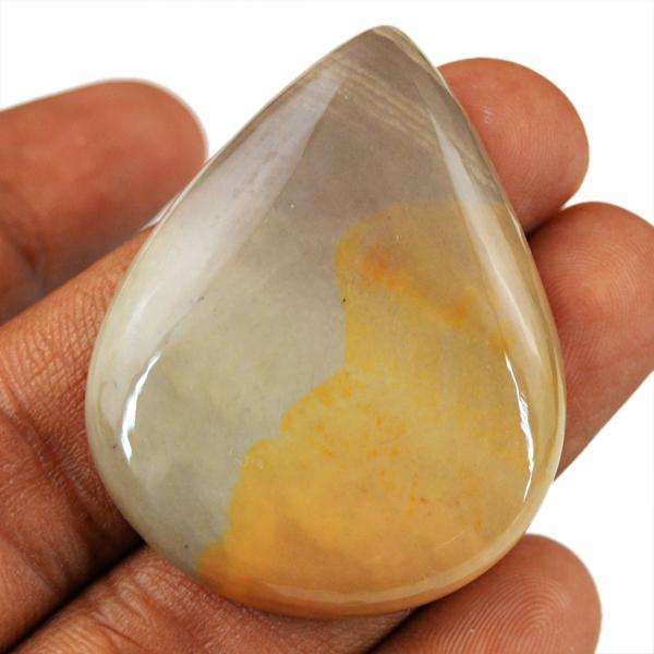 gemsmore:Amazing Jasper Pear Shape Untreated Loose Gemstone