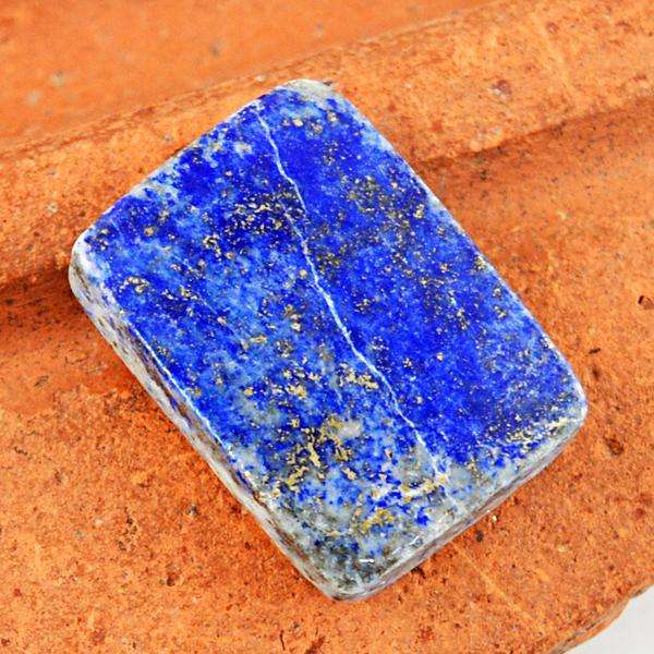 gemsmore:Amazing Natural Blue Lapis Lazuli Untreated Loose Gemstone