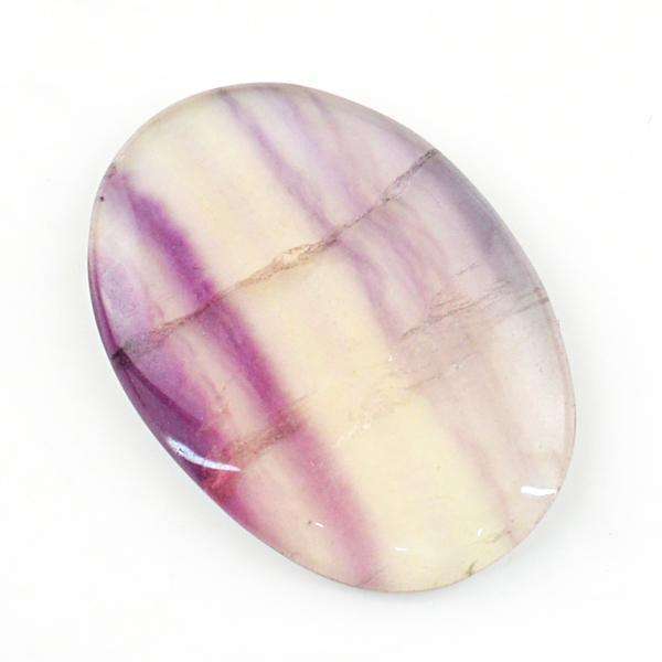 gemsmore:Amazing Purple Fluorite Oval Shape Untreated Loose Gemstone