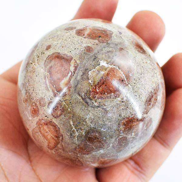 gemsmore:Genuine Mushroom Rhyolite Reiki Healing Sphere