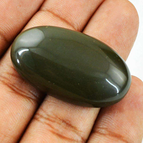 gemsmore:Genuine Oval Shape Polygram Jasper Untreated Loose Gemstone