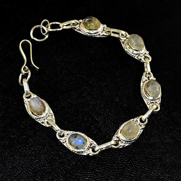 gemsmore:Natural Amazing Rutile Quartz Beads Bracelet