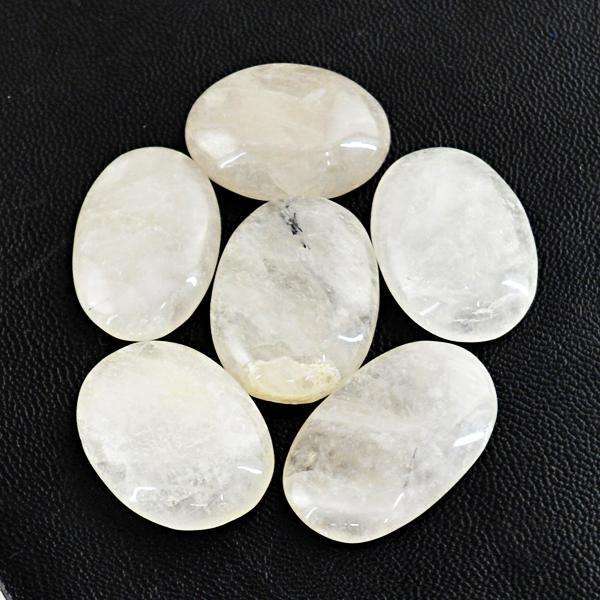 gemsmore:Natural Amazing Rutile Quartz Oval Shape Untreated Loose Gemstone Lot